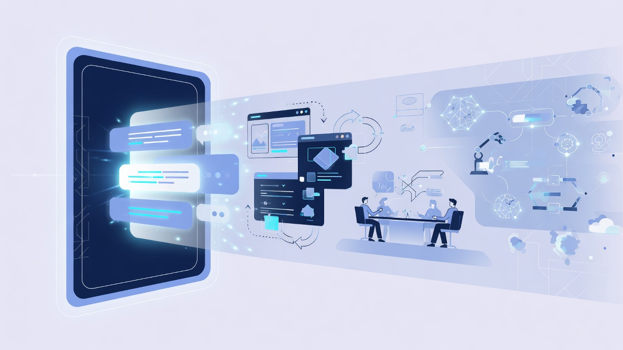 AI and data pipelines flowing into clean structured datasets