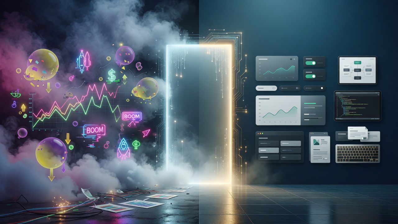 AI hype versus reality, a threshold between speculation and practical capability